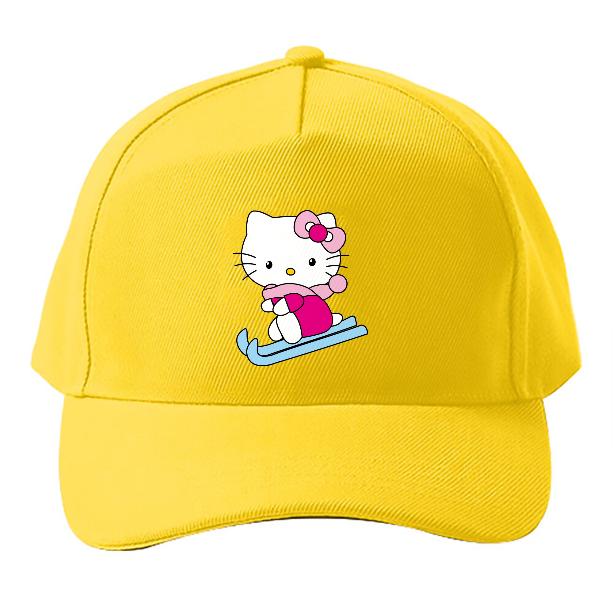 （画像用） Hello Kitty ハローキティ ベースボールキャップ 綿100％ 男女兼用 帽子 スポーツ